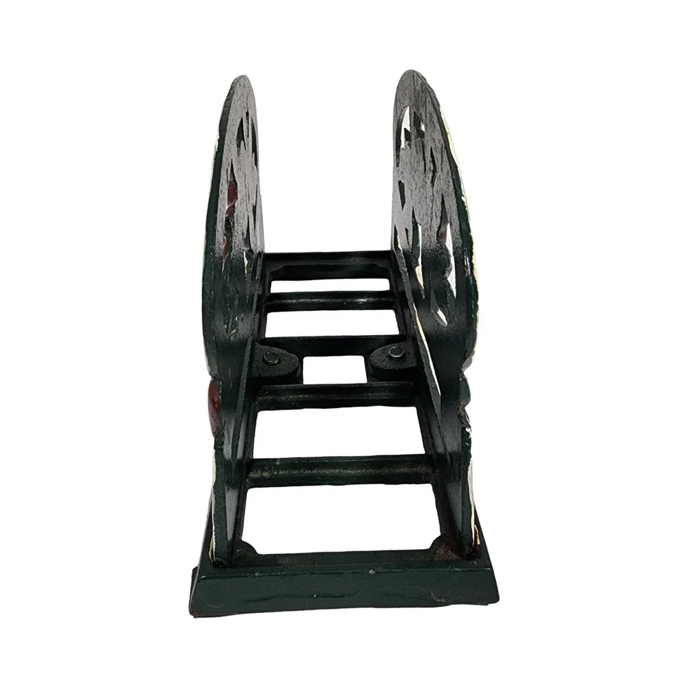 Vintage Cast Iron Napkin Holder Apple Design Country Kitchen Decor